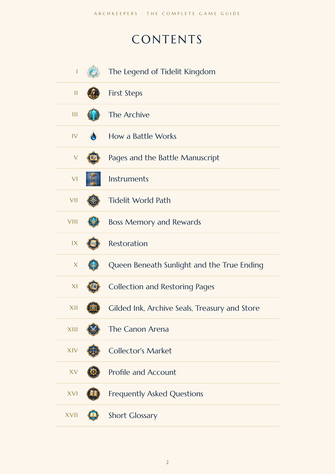 Game Guide, page 2
