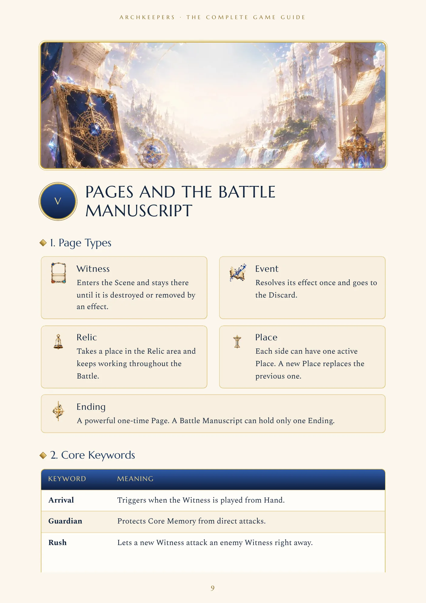 Game Guide, page 9